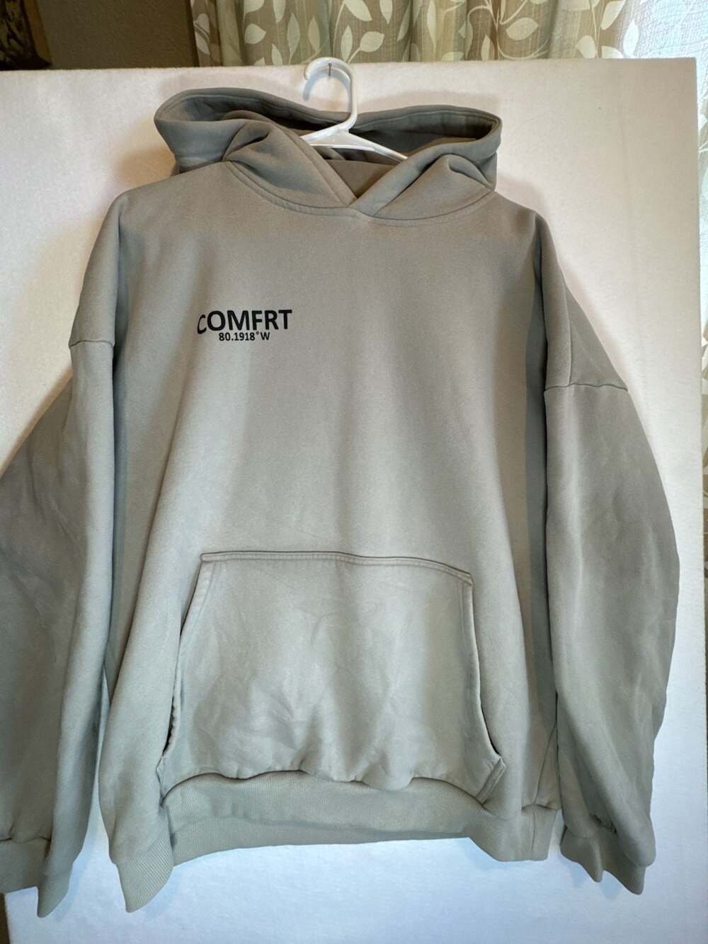 Comfrt Coordinate Hoodie Stone Gray Pullover 2XL